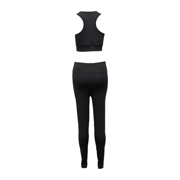 Custom Private Label Black High Waisted Yoga Sets Factory Production