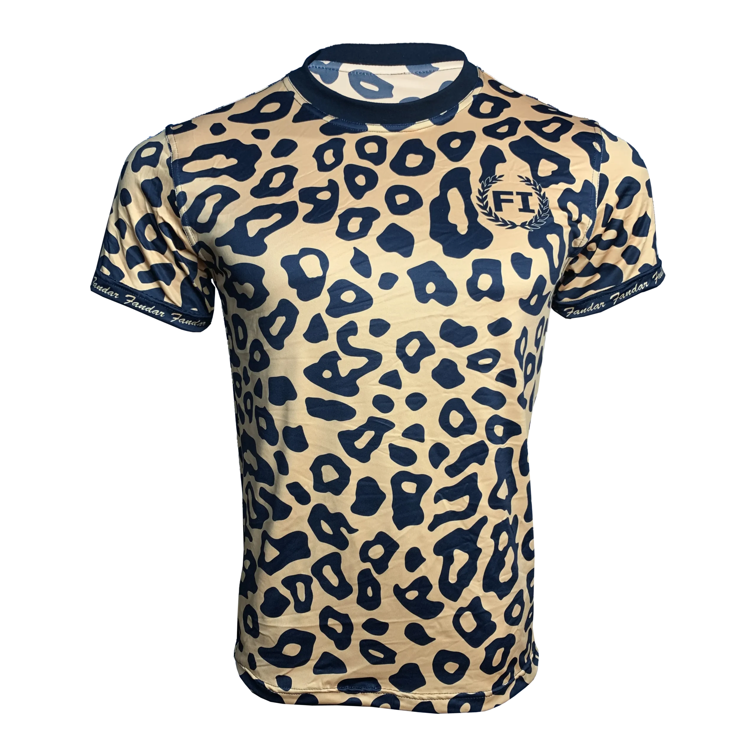 Private Label Leopard Printed T-Shirts (1) Custom Sublimated Leopard Print T-Shirt Manufacturer Fandar Clothing